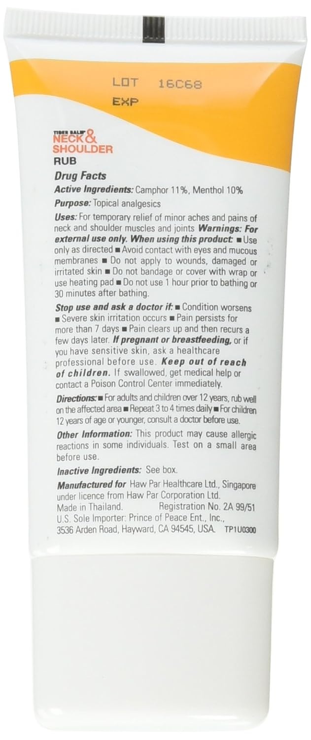 image:imageTiger Balm Neck and Shoulder Rubnet wt 176 oz14 Fl Oz Pack of 1
