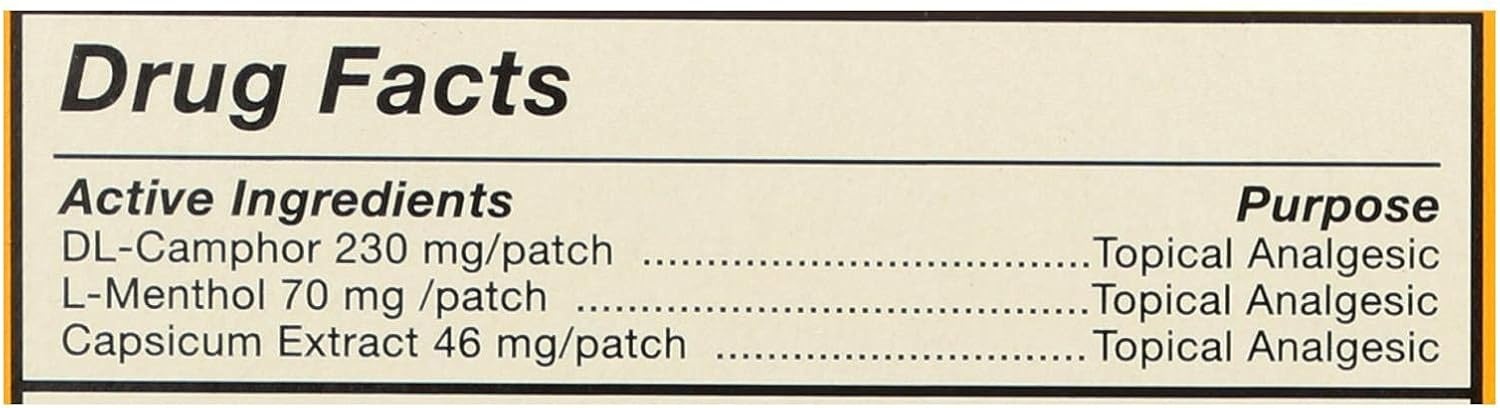 image:imageTiger Balm Pain Relieving Patch Large 4 Count Pack of 6
