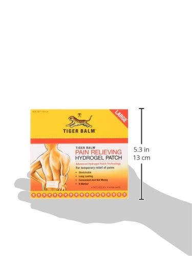 image:imageTiger Balm Pain Relieving Patch Large 4 Each 4 Count Pack of 34 Count Pack of 3