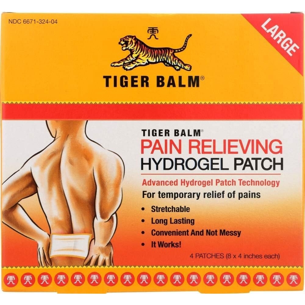 image:imageTiger Balm Pain Relieving Patch Large 4 Count