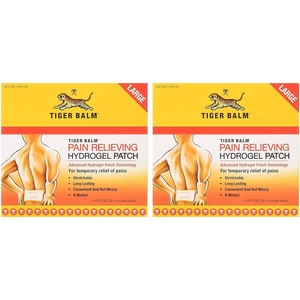Tiger Balm Pain Relieving Patch Large 4 Each 4 Count (Pack of 3)(4 Count (Pack of 2))