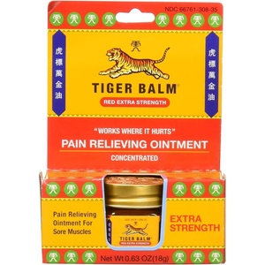 Tiger Balm Pain Relieving Red Extra Strength, 18g – Relief for Sore Muscles – Extra Strength Sports Rub – Tiger Balm Extra Strength – Tiger Balm Ointment(0.63 Ounce (Pack of 1))